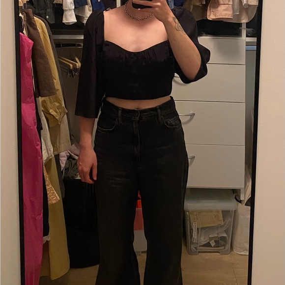 Le Fou Silk bustier top - Picture 2 of 2